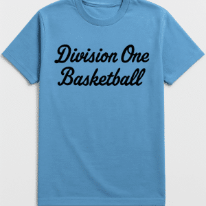 Blue Division One Basketball shirt